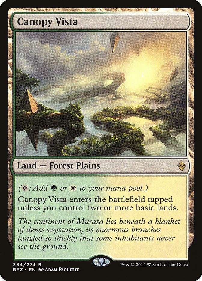 Canopy Vista [Battle for Zendikar] | Gear Gaming Bentonville