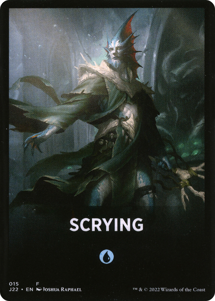 Scrying Theme Card [Jumpstart 2022 Front Cards] | Gear Gaming Bentonville