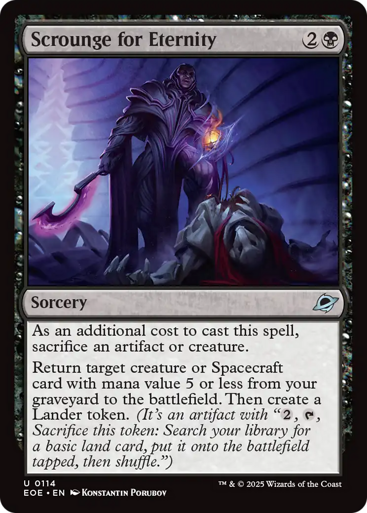 Scrounge for Eternity [Edge of Eternities] | Gear Gaming Bentonville