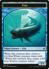 Fish // Kraken Double-Sided Token [Masters 25 Tokens] | Gear Gaming Bentonville