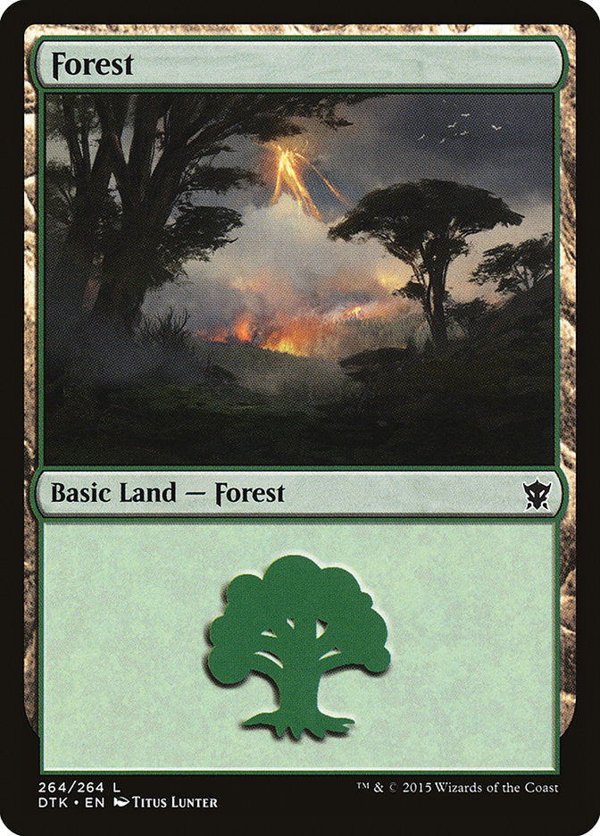 Forest (264) [Dragons of Tarkir] | Gear Gaming Bentonville