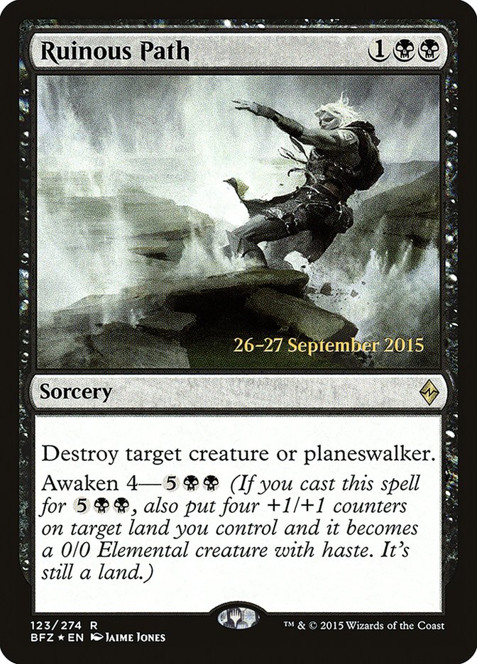 Ruinous Path [Battle for Zendikar Prerelease Promos] | Gear Gaming Bentonville