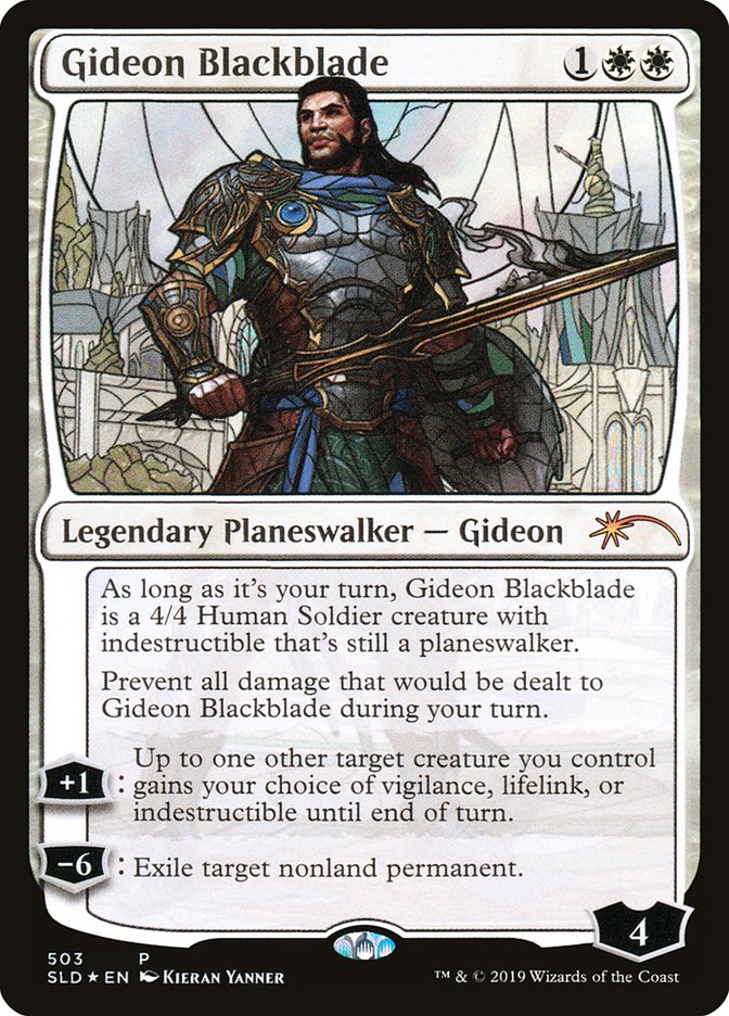 Gideon Blackblade (Stained Glass) [Secret Lair Drop Promos] | Gear Gaming Bentonville