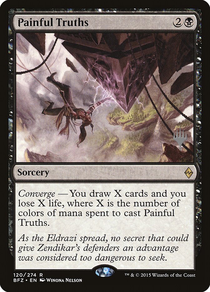 Painful Truths (Promo Pack) [Battle for Zendikar Promos] | Gear Gaming Bentonville
