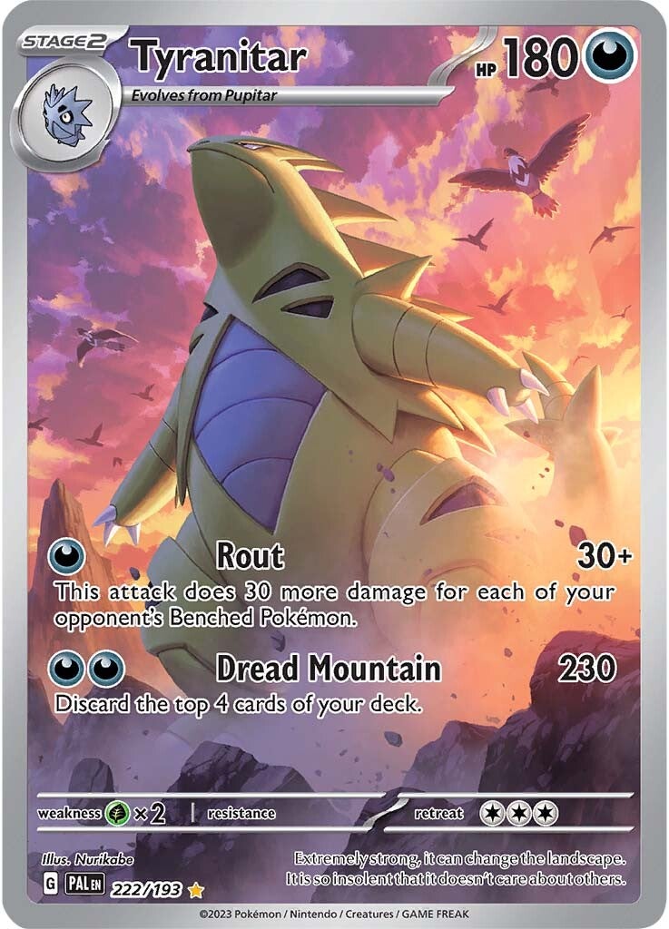 Tyranitar (222/193) [Scarlet & Violet: Paldea Evolved] | Gear Gaming Bentonville