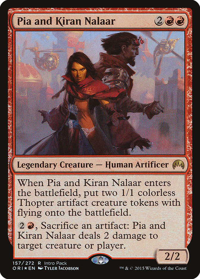 Pia and Kiran Nalaar (Intro Pack) [Magic Origins Promos] | Gear Gaming Bentonville