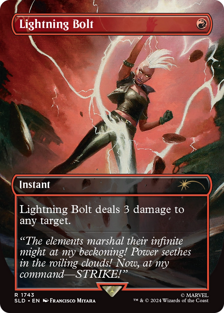 Lightning Bolt (1743) (Rainbow Foil) [Secret Lair Drop Series] | Gear Gaming Bentonville
