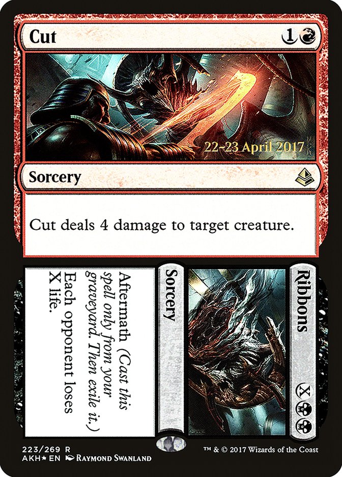 Cut // Ribbons [Amonkhet Prerelease Promos] | Gear Gaming Bentonville