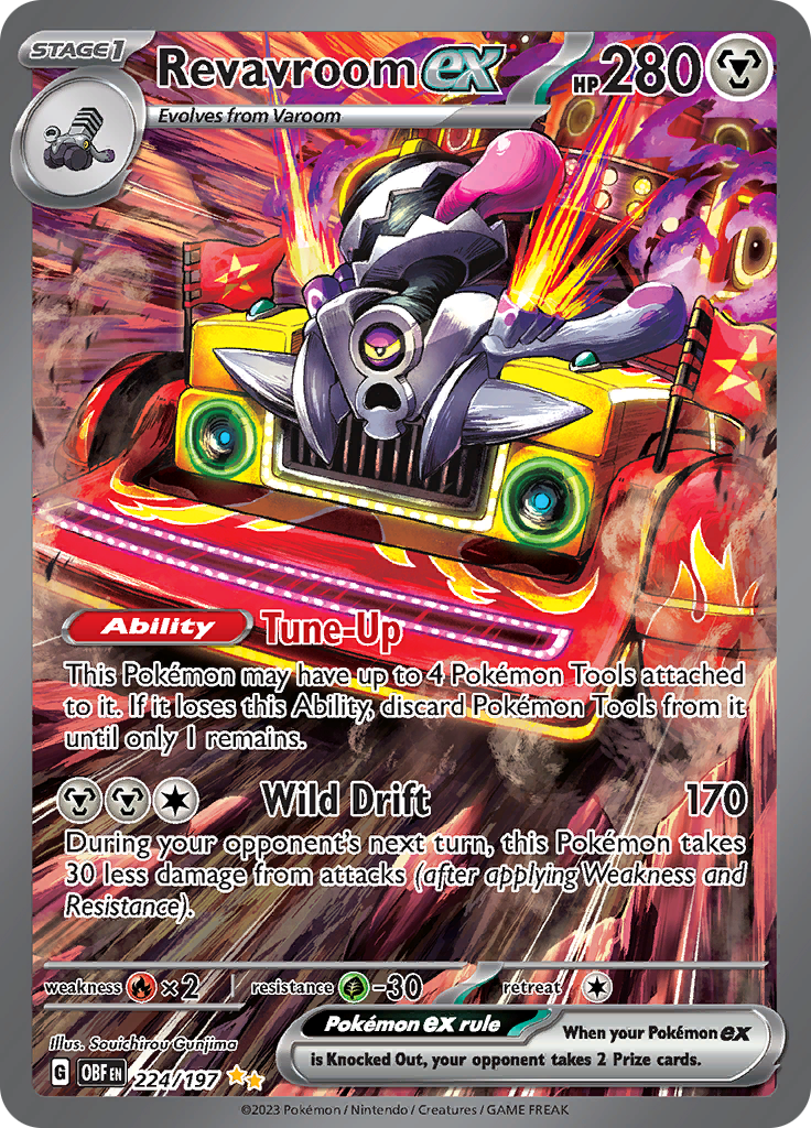 Revavroom ex (224/197) [Scarlet & Violet: Obsidian Flames] | Gear Gaming Bentonville