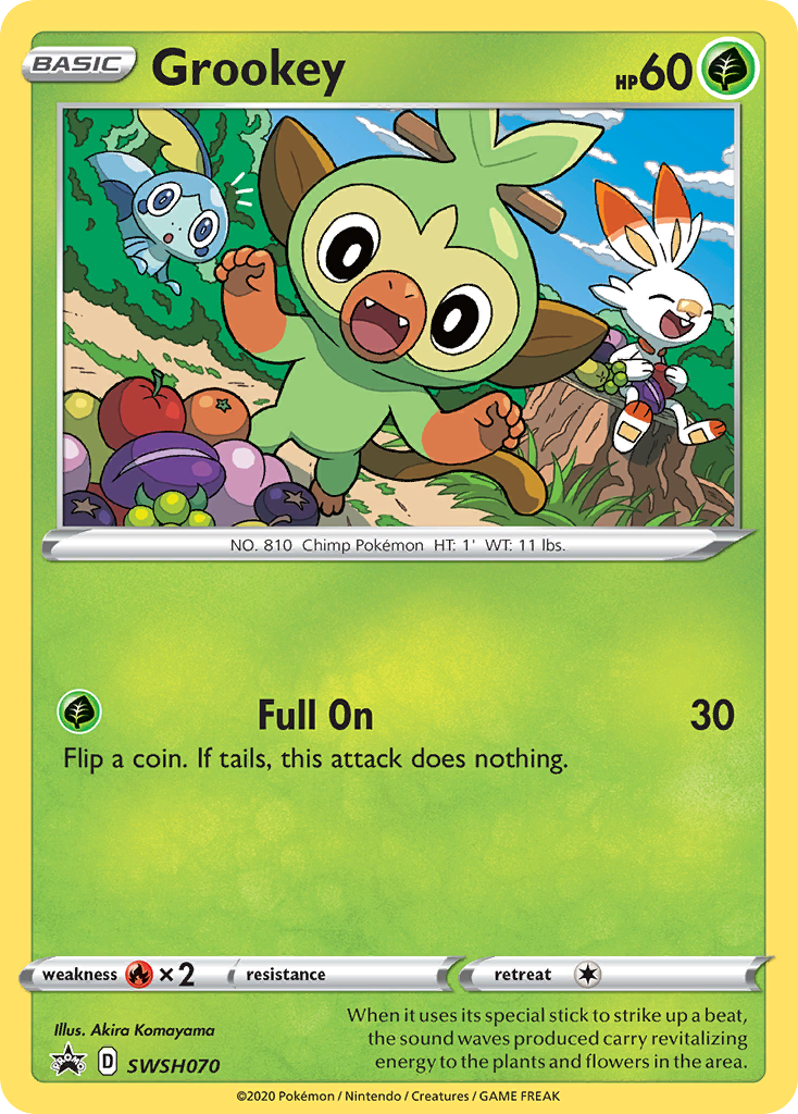 Grookey (SWSH070) [Sword & Shield: Black Star Promos] | Gear Gaming Bentonville