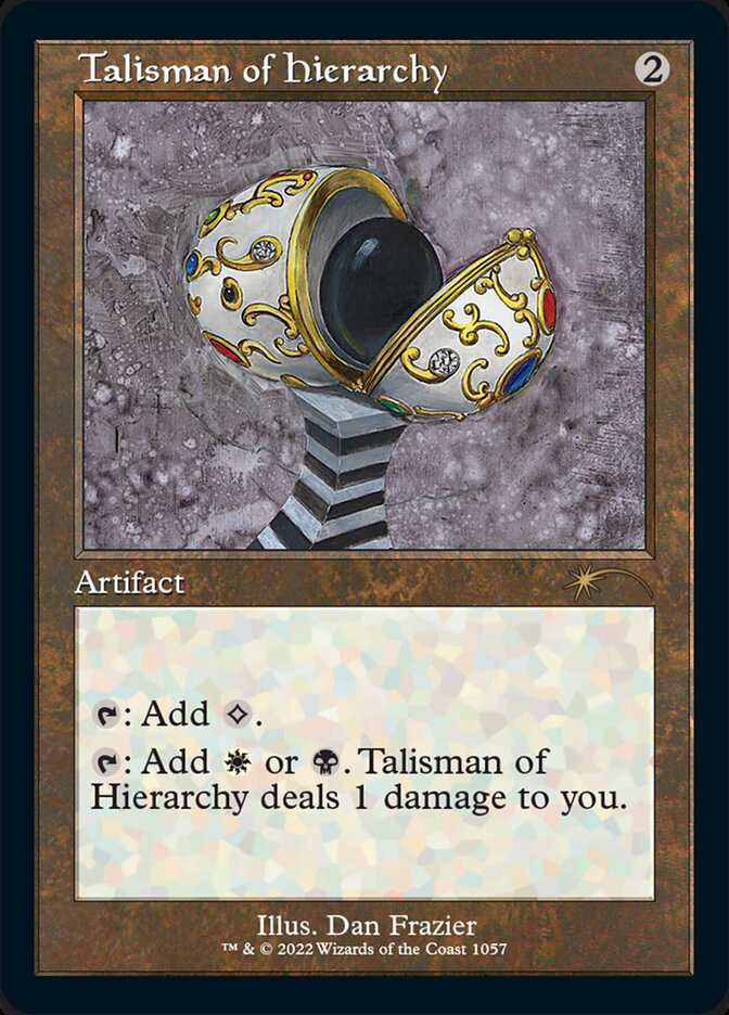 Talisman of Hierarchy (Foil Etched) [Secret Lair Drop Series] | Gear Gaming Bentonville