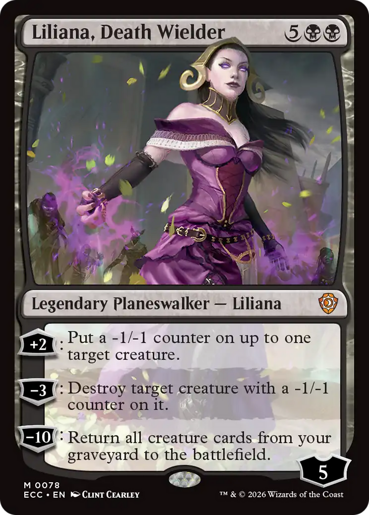 Liliana, Death Wielder [Lorwyn Eclipsed Commander] | Gear Gaming Bentonville