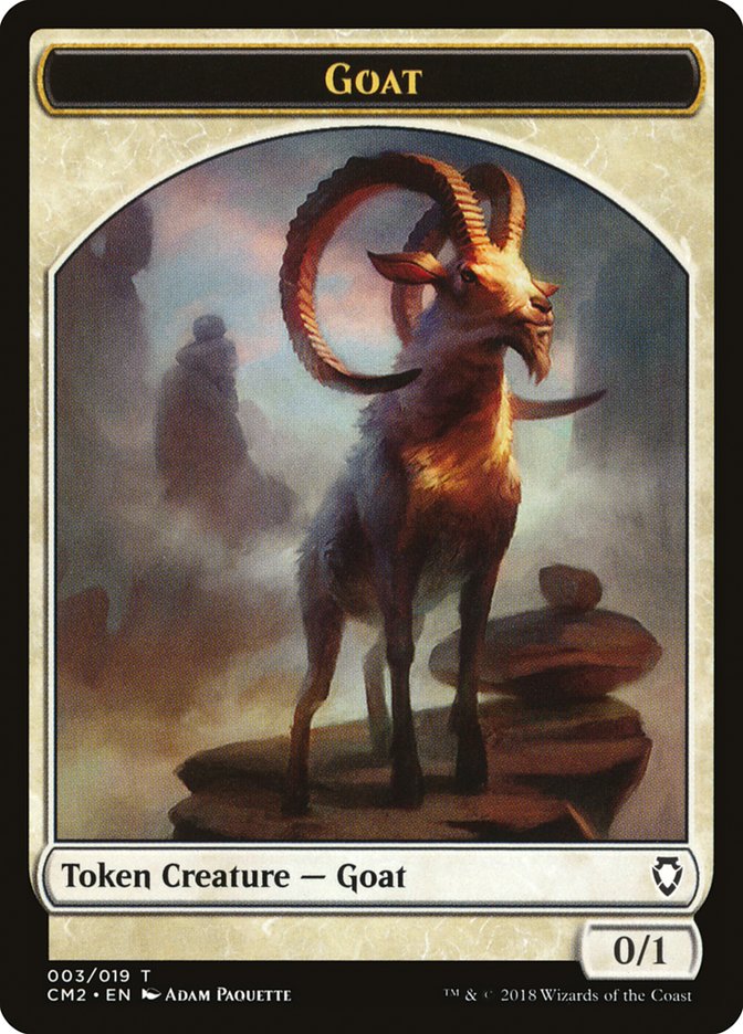 Goat Token [Commander Anthology Volume II Tokens] | Gear Gaming Bentonville
