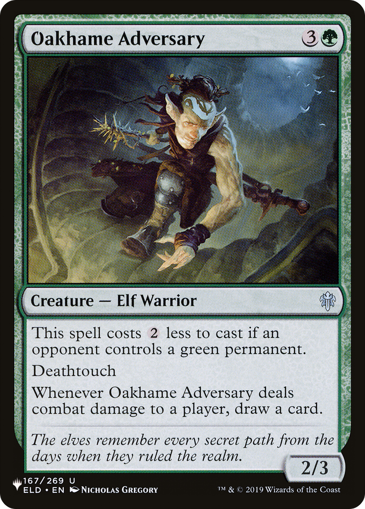 Oakhame Adversary [The List Reprints] | Gear Gaming Bentonville