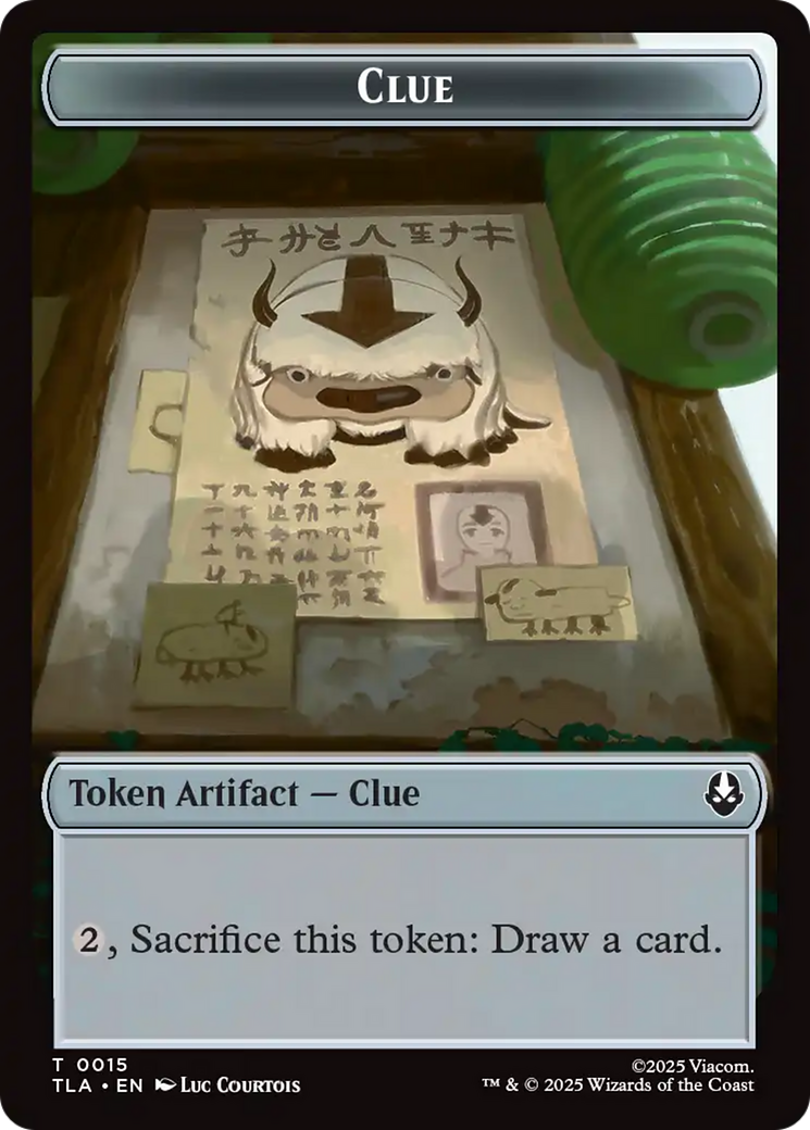 Clue (0015) // spirit (003) Double-Sided Token [Avatar: The Last Airbender Tokens] | Gear Gaming Bentonville