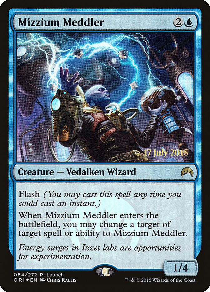Mizzium Meddler (Launch) [Magic Origins Promos] | Gear Gaming Bentonville