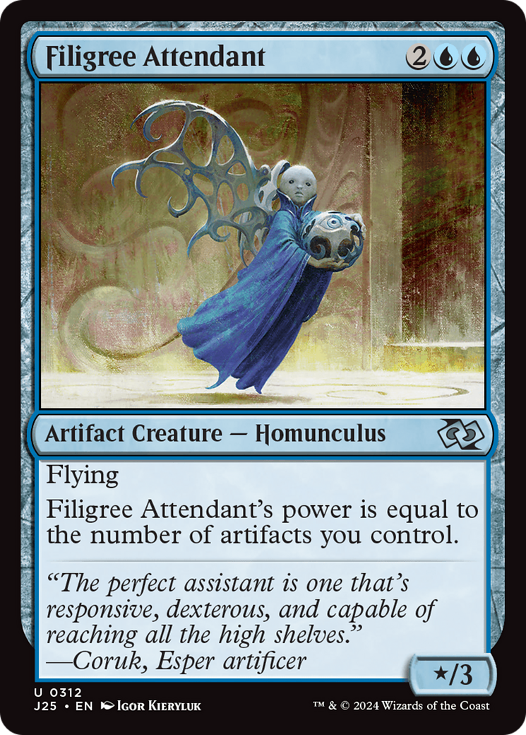 Filigree Attendant [Foundations Jumpstart] | Gear Gaming Bentonville