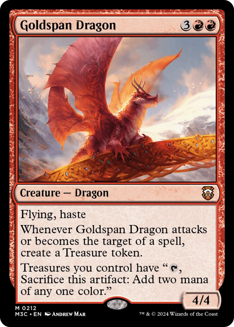 Goldspan Dragon [Modern Horizons 3 Commander] | Gear Gaming Bentonville