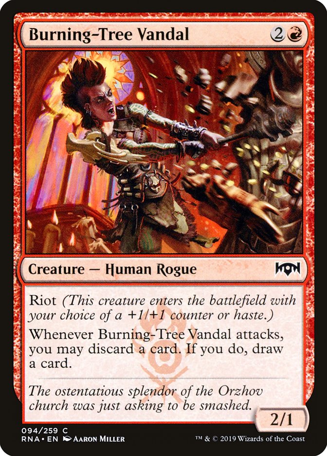 Burning-Tree Vandal [Ravnica Allegiance] | Gear Gaming Bentonville