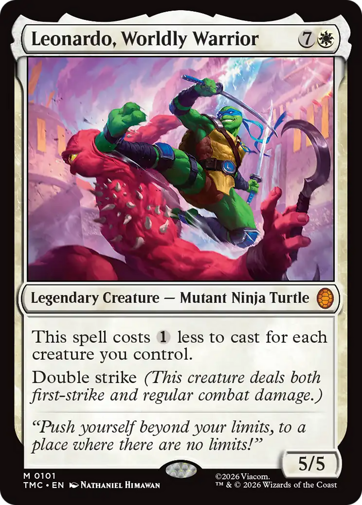 Leonardo, Worldly Warrior [Teenage Mutant Ninja Turtles Commander] | Gear Gaming Bentonville