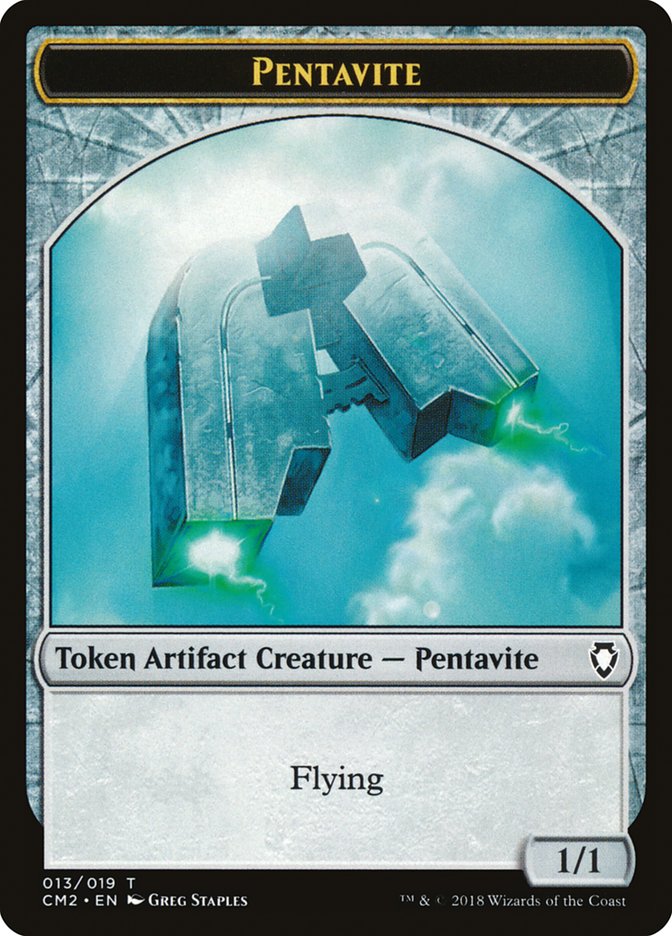 Pentavite Token [Commander Anthology Volume II Tokens] | Gear Gaming Bentonville