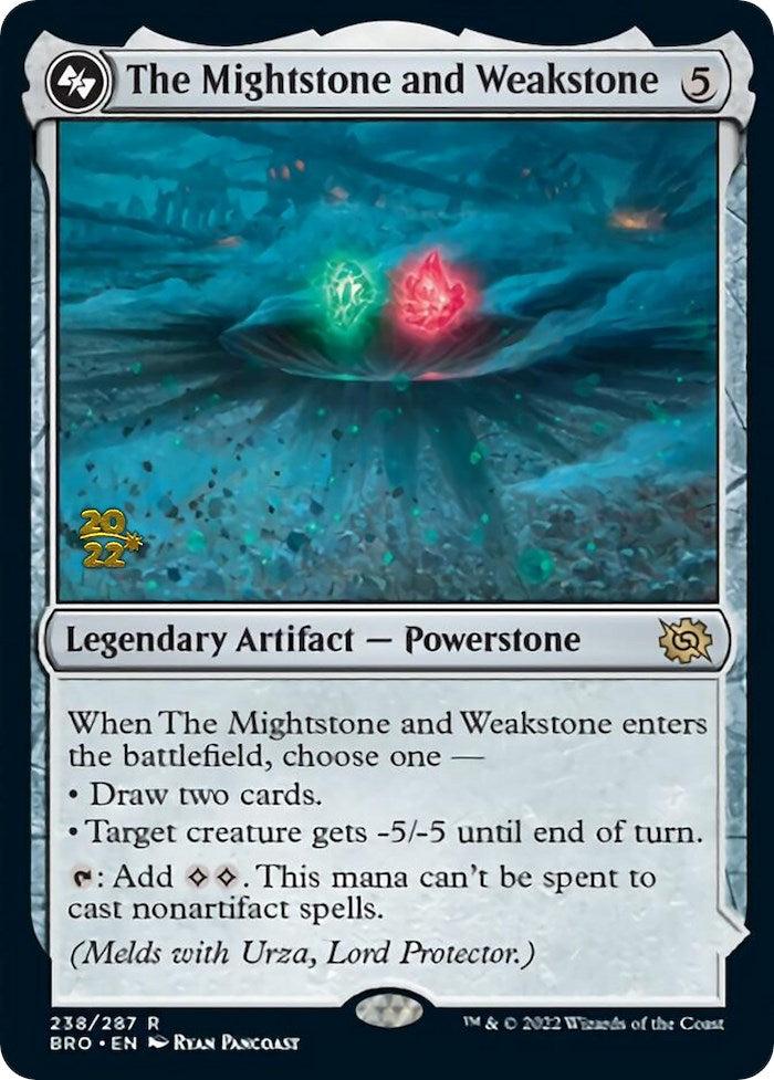 The Mightstone and Weakstone [The Brothers' War Prerelease Promos] | Gear Gaming Bentonville
