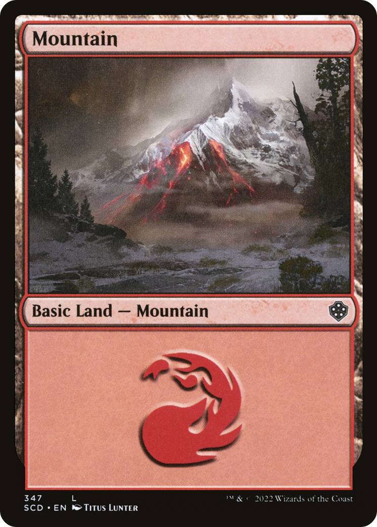 Mountain (347) [Starter Commander Decks] | Gear Gaming Bentonville