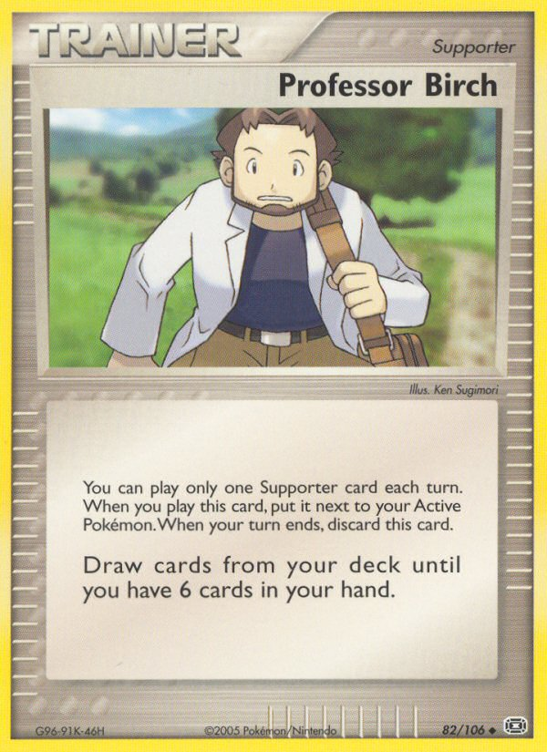 Professor Birch (82/106) [EX: Emerald] | Gear Gaming Bentonville