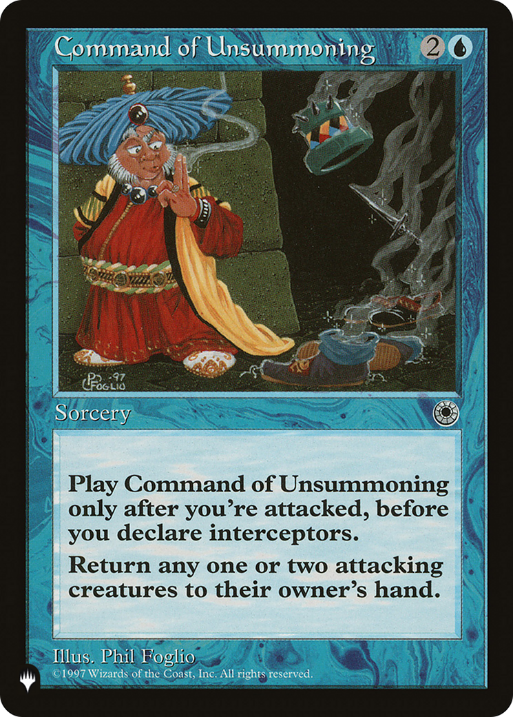 Command of Unsummoning [The List Reprints] | Gear Gaming Bentonville