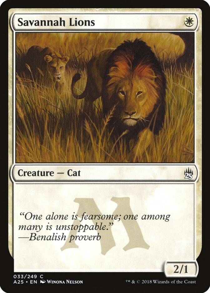 Savannah Lions [Masters 25] | Gear Gaming Bentonville