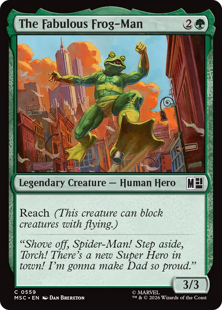 The Fabulous Frog-Man [Marvel Super Heroes Commander] | Gear Gaming Bentonville