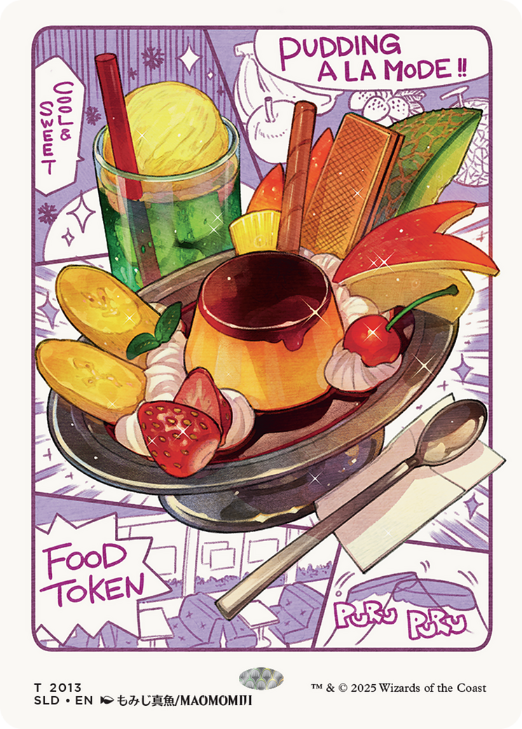 Food Token (2013) (Rainbow Foil) [Secret Lair Drop Series] | Gear Gaming Bentonville