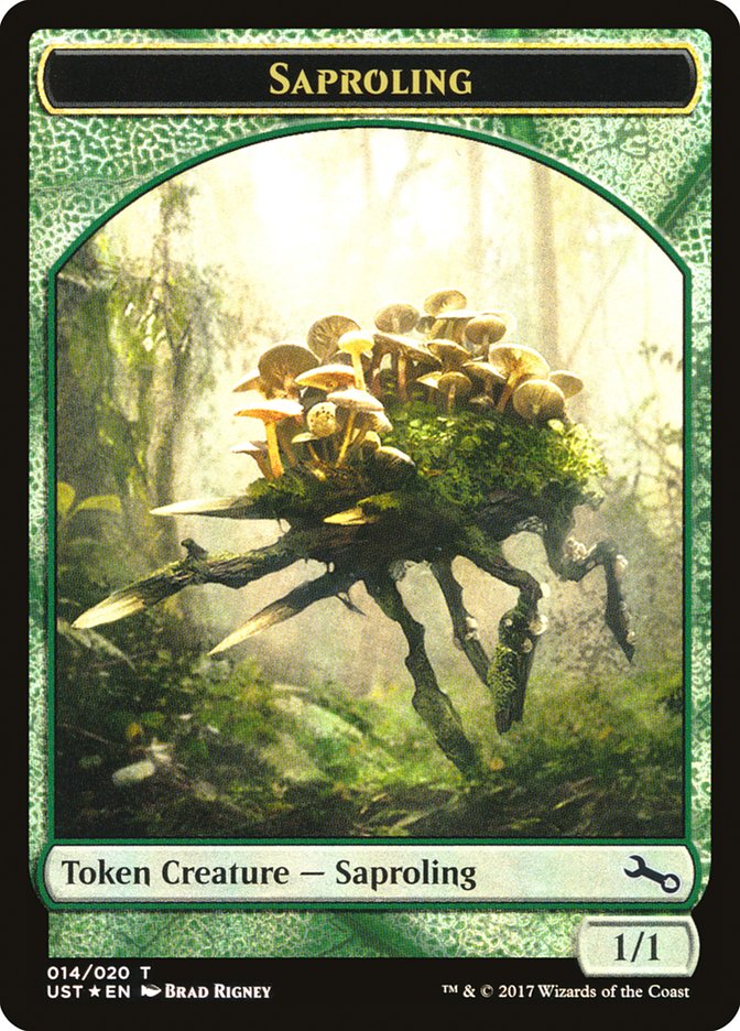 Saproling // Saproling Double-Sided Token [Unstable Tokens] | Gear Gaming Bentonville
