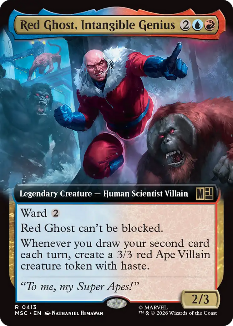 Red Ghost, Intangible Genius (Extended Art) [Marvel Super Heroes Commander] | Gear Gaming Bentonville