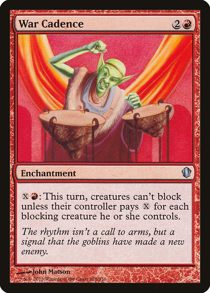 War Cadence [Commander 2013] | Gear Gaming Bentonville