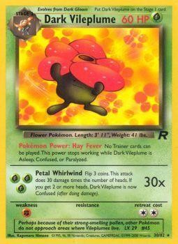 Dark Vileplume (30/82) [Team Rocket Unlimited] | Gear Gaming Bentonville