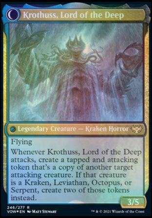 Runo Stromkirk // Krothuss, Lord of the Deep [Innistrad: Crimson Vow Prerelease Promos] | Gear Gaming Bentonville