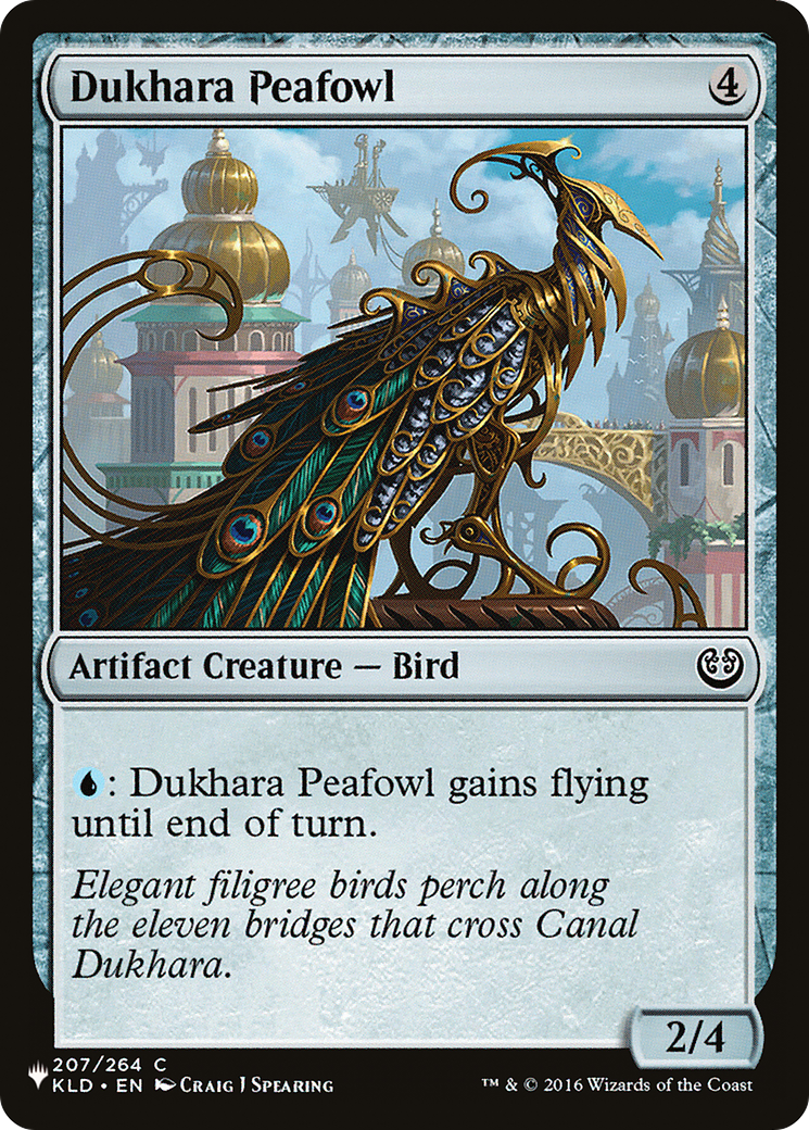 Dukhara Peafowl [The List Reprints] | Gear Gaming Bentonville