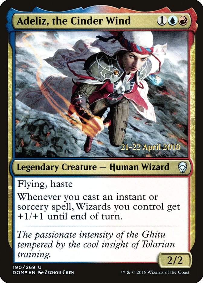 Adeliz, the Cinder Wind [Dominaria Prerelease Promos] | Gear Gaming Bentonville