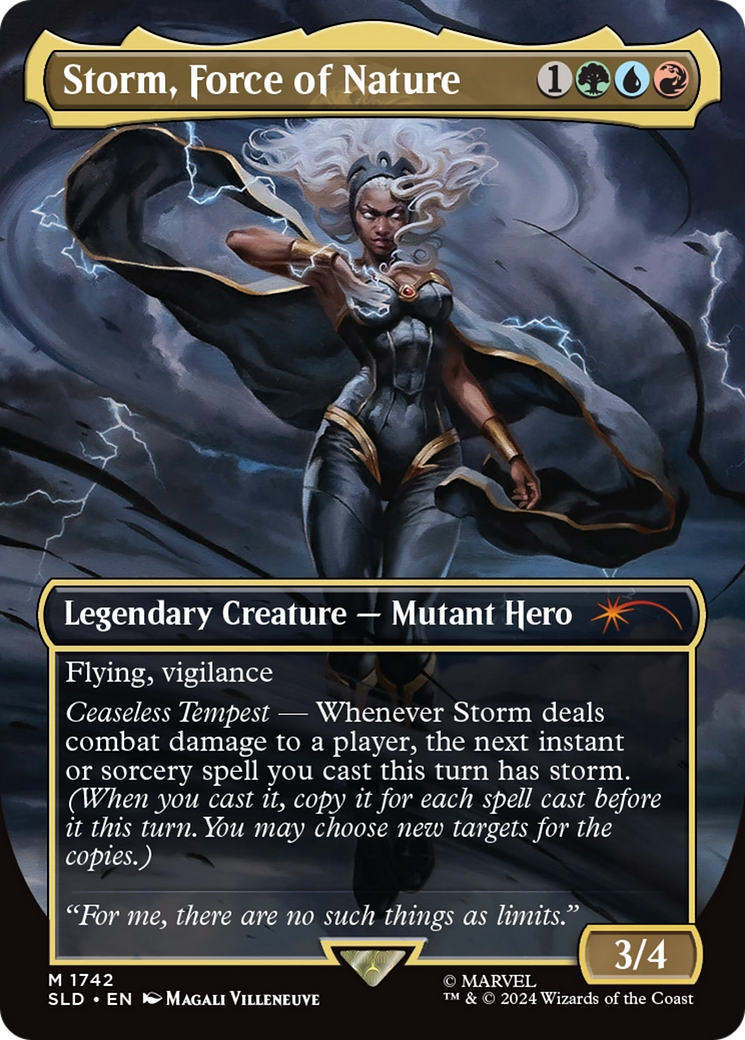 Storm, Force of Nature (Rainbow Foil) [Secret Lair Drop Series] | Gear Gaming Bentonville