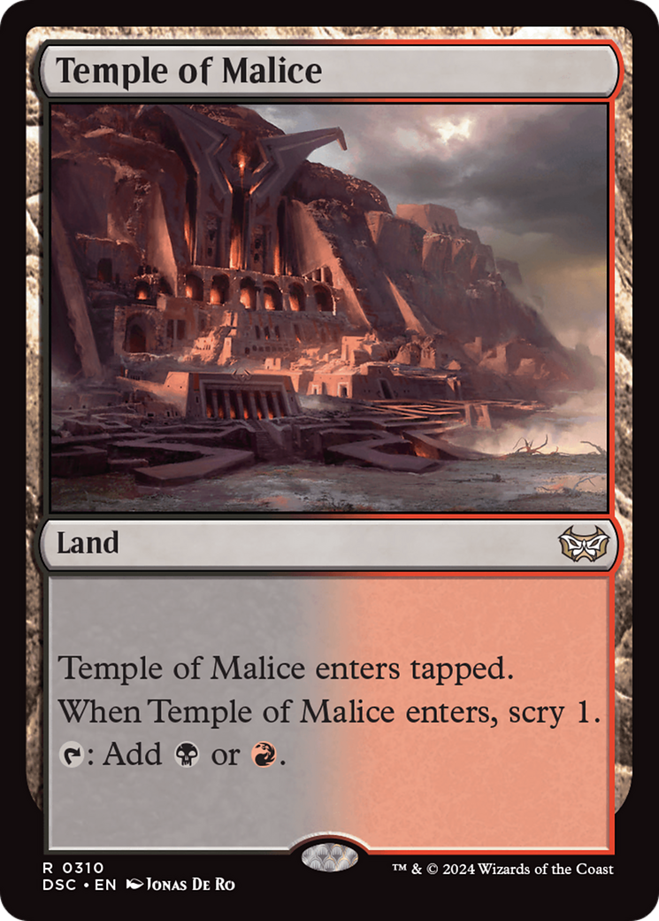 Temple of Malice [Duskmourn: House of Horror Commander] | Gear Gaming Bentonville