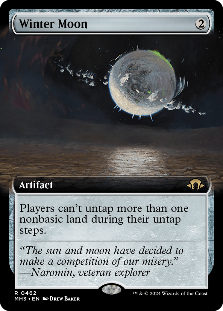 Winter Moon (Extended Art) [Modern Horizons 3] | Gear Gaming Bentonville