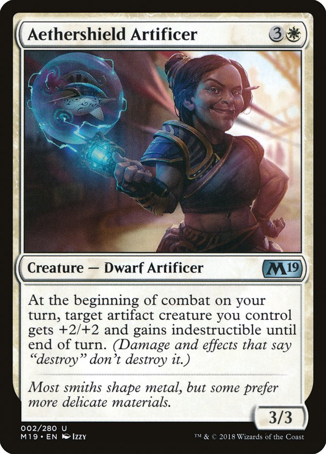 Aethershield Artificer [Core Set 2019] | Gear Gaming Bentonville