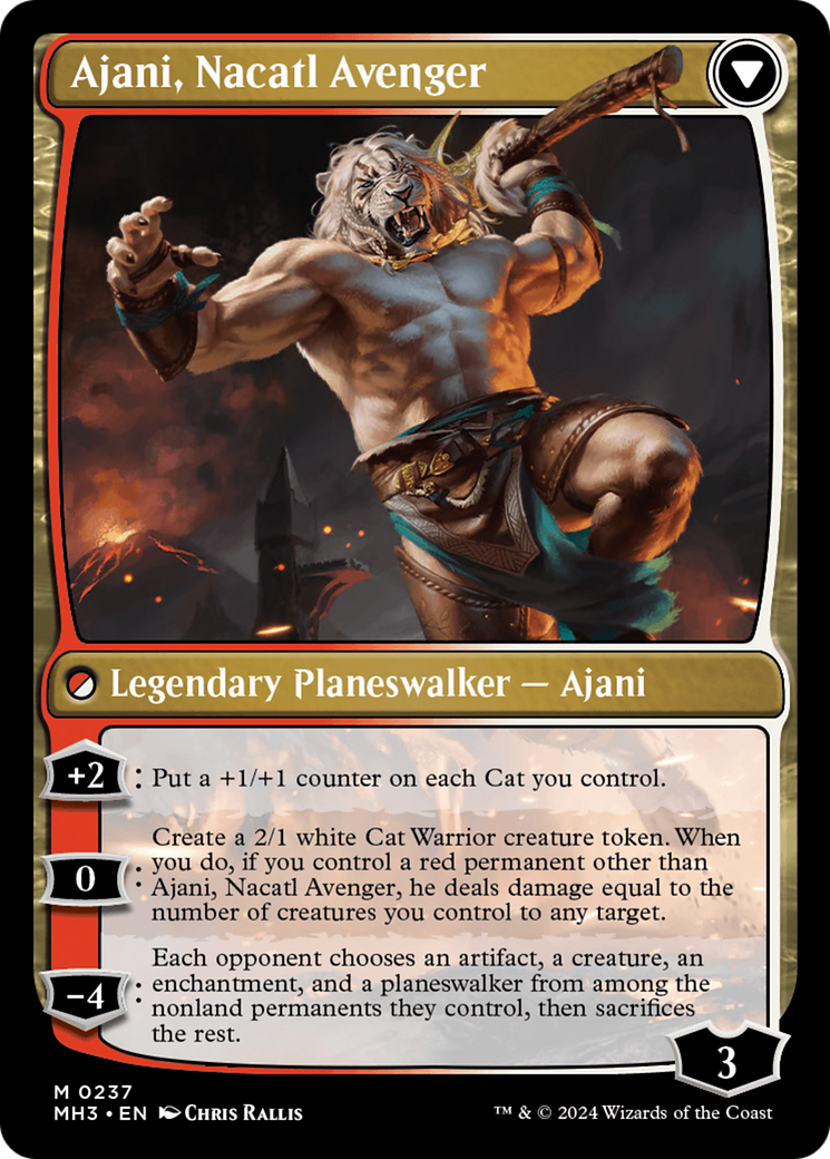 Ajani, Nacatl Pariah // Ajani, Nacatl Avenger [Modern Horizons 3] | Gear Gaming Bentonville