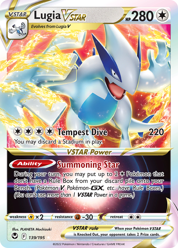 Lugia VSTAR (139/195) (Jumbo Card) [Sword & Shield: Silver Tempest] | Gear Gaming Bentonville