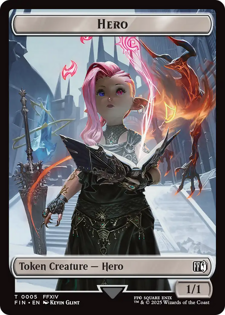 Hero (0005) // Food Double-Sided Token [FINAL FANTASY Tokens] | Gear Gaming Bentonville