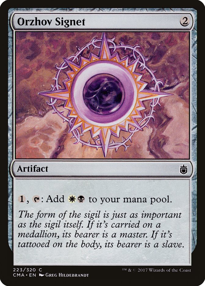 Orzhov Signet [Commander Anthology] | Gear Gaming Bentonville