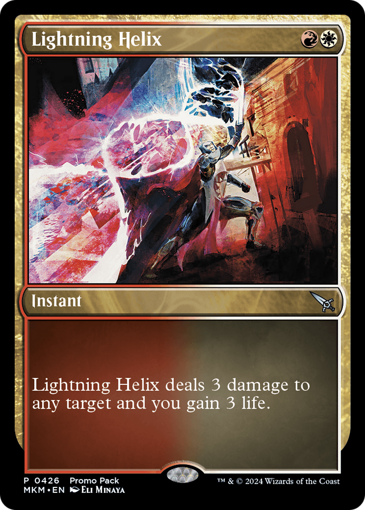 Lightning Helix (Promo Pack) [Murders at Karlov Manor Promos] | Gear Gaming Bentonville