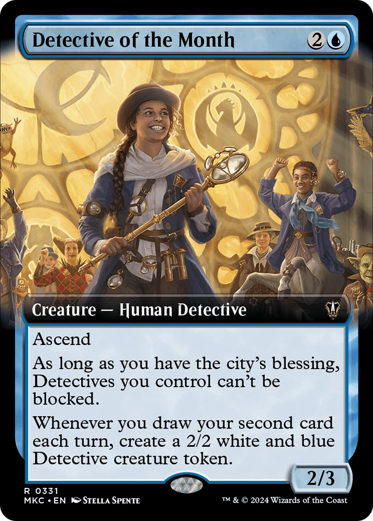 Detective of the Month (Extended Art) [Murders at Karlov Manor Commander] | Gear Gaming Bentonville