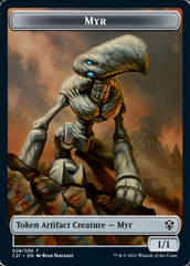 Myr // Treasure Double-Sided Token [Commander 2021 Tokens] | Gear Gaming Bentonville